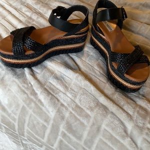 STEVE MADDEN PLATFORM ESPADRILLE SANDALS